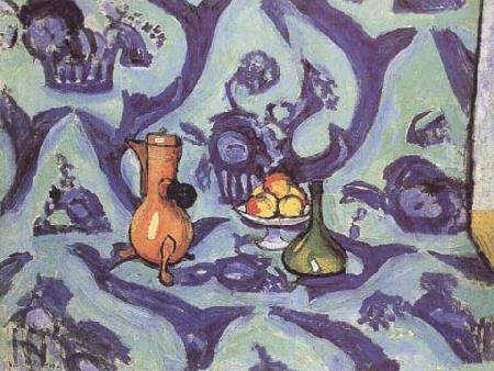 Henri Matisse Still Life with Blue Tablecoloth (mk35) oil painting picture